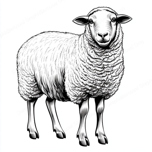 Sheep Vector Graphic preview