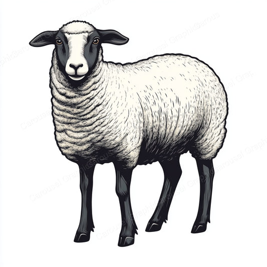 Sheep Vector Graphic preview