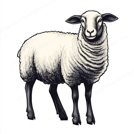 Sheep Vector Graphic preview