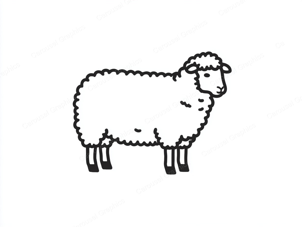 Sheep Vector Graphic preview