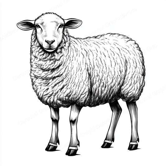 Sheep Vector Graphic preview