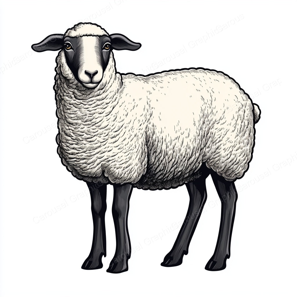 Sheep Vector Graphic preview