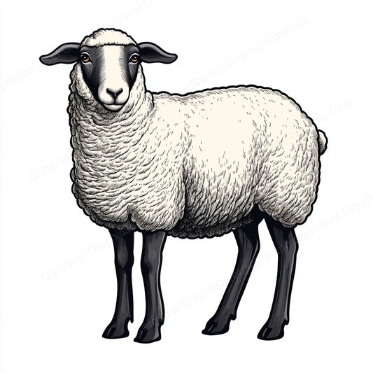 Sheep Vector Graphic preview