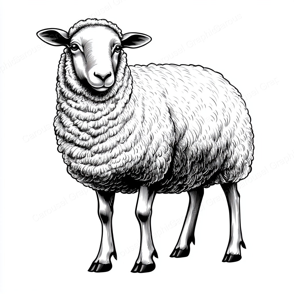 Sheep Vector Graphic preview