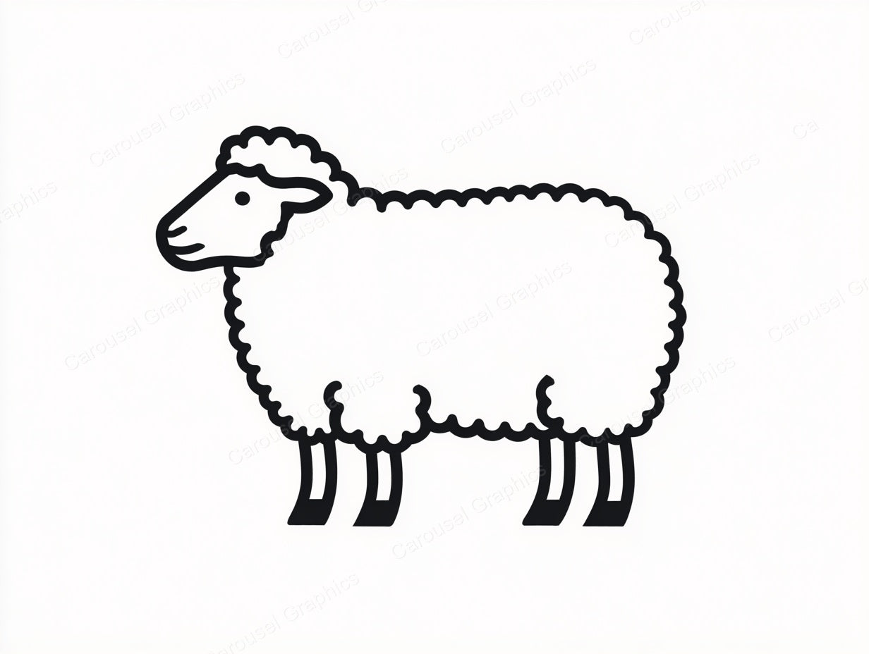 Sheep Vector Graphic preview