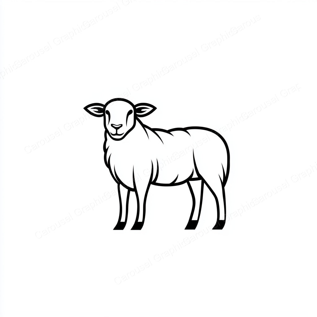 Sheep Vector Graphic preview