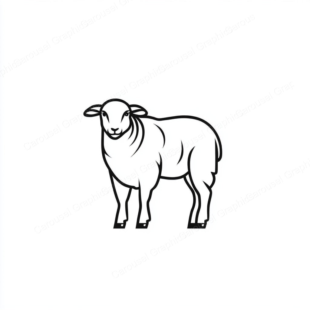 Sheep Vector Graphic preview