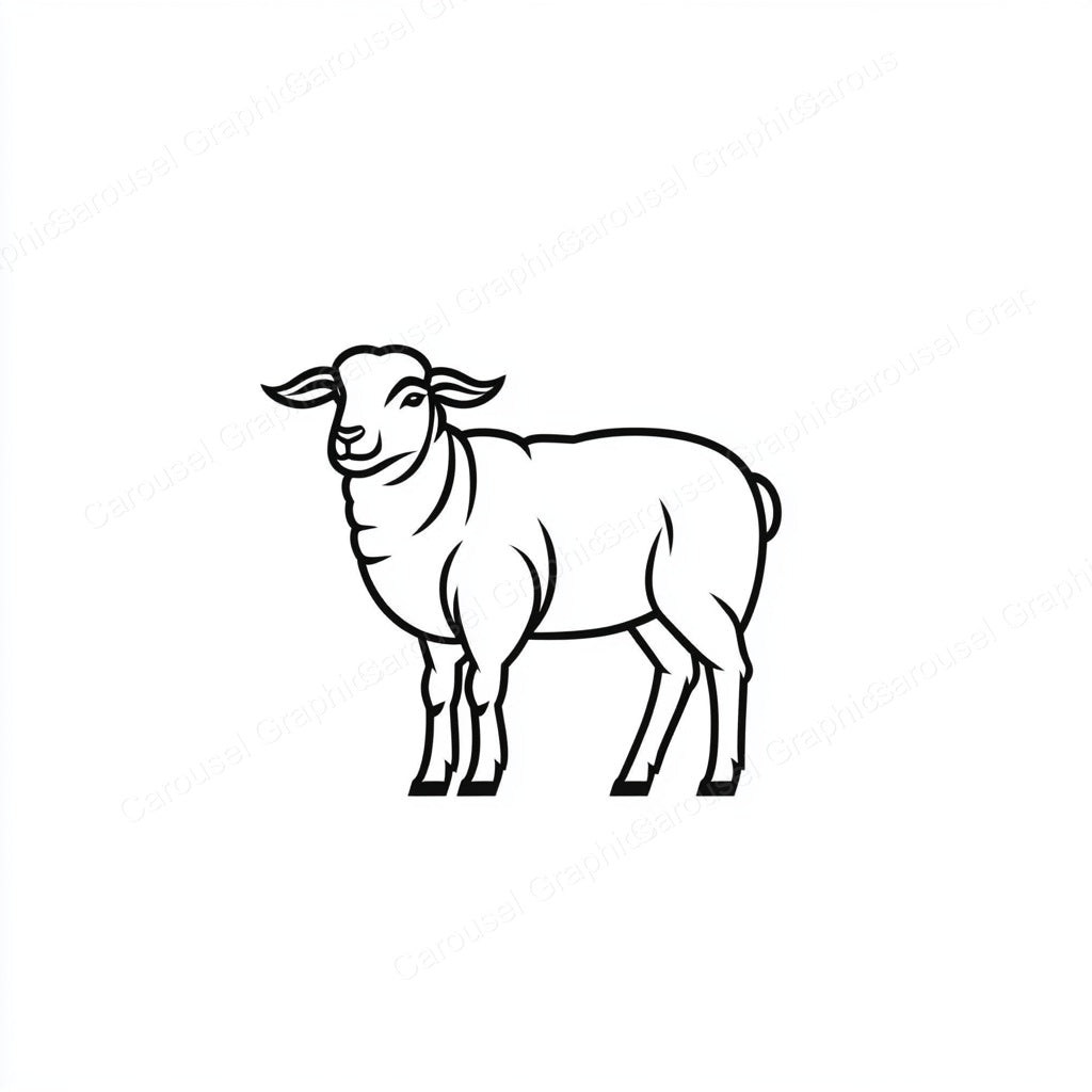 Sheep Vector Graphic preview