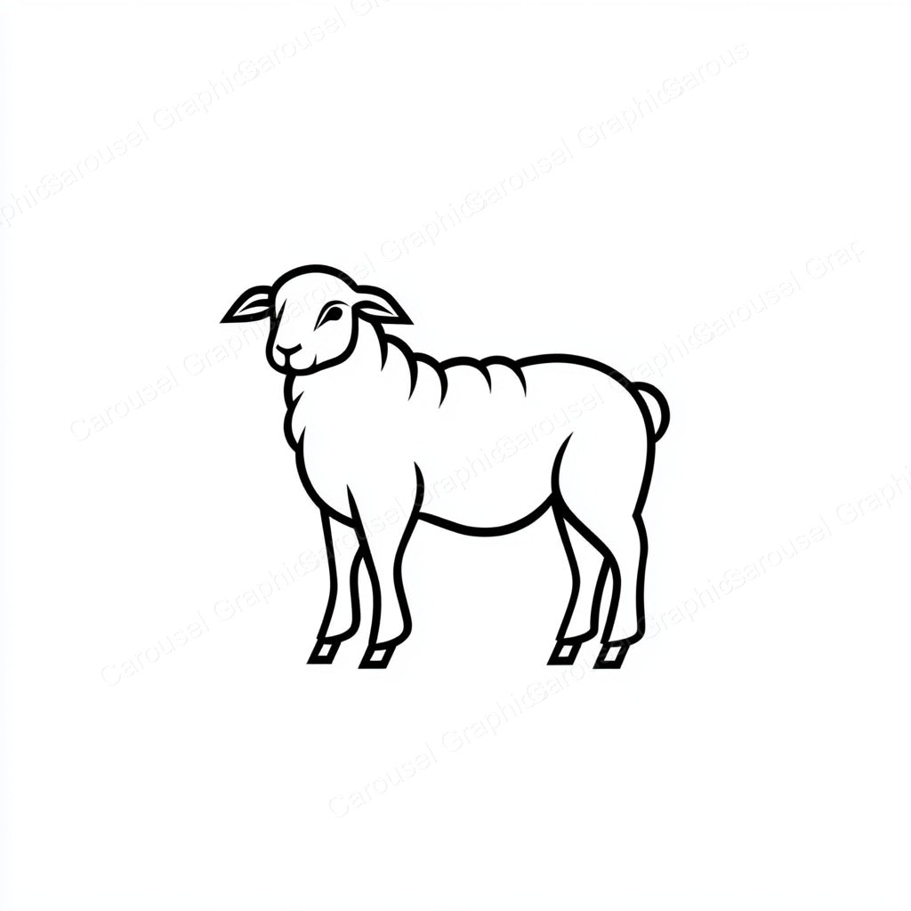 Sheep Vector Graphic preview