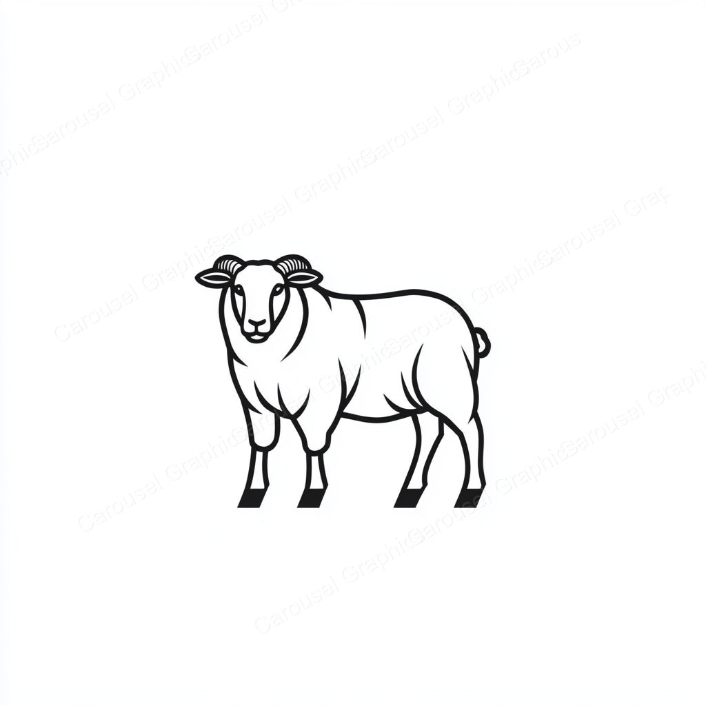 Sheep Vector Graphic preview