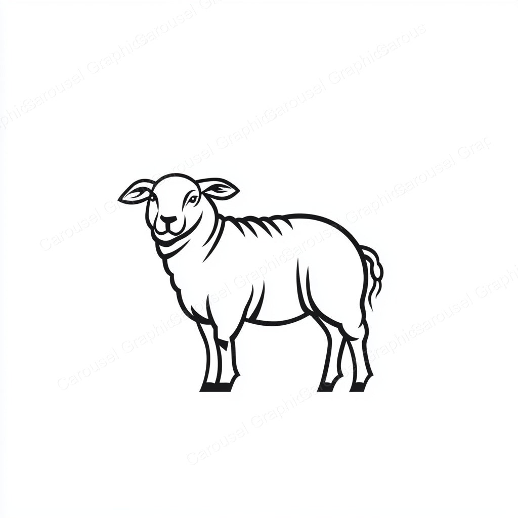Sheep Vector Graphic preview