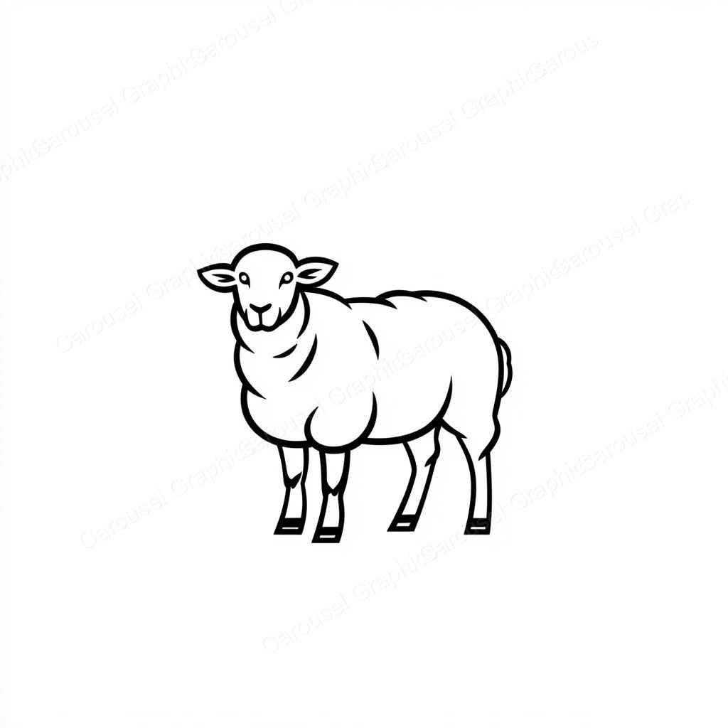 Sheep Vector Graphic preview