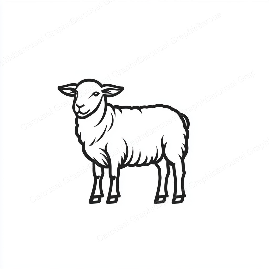 Sheep Vector Graphic preview
