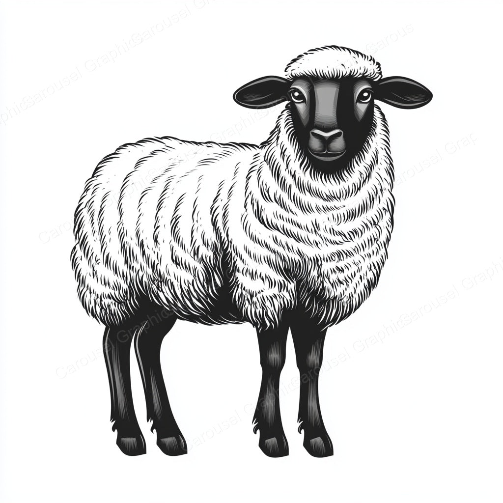 Sheep Vector Graphic preview