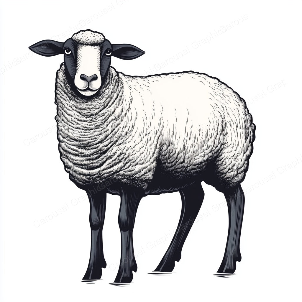 Sheep Vector Graphic preview