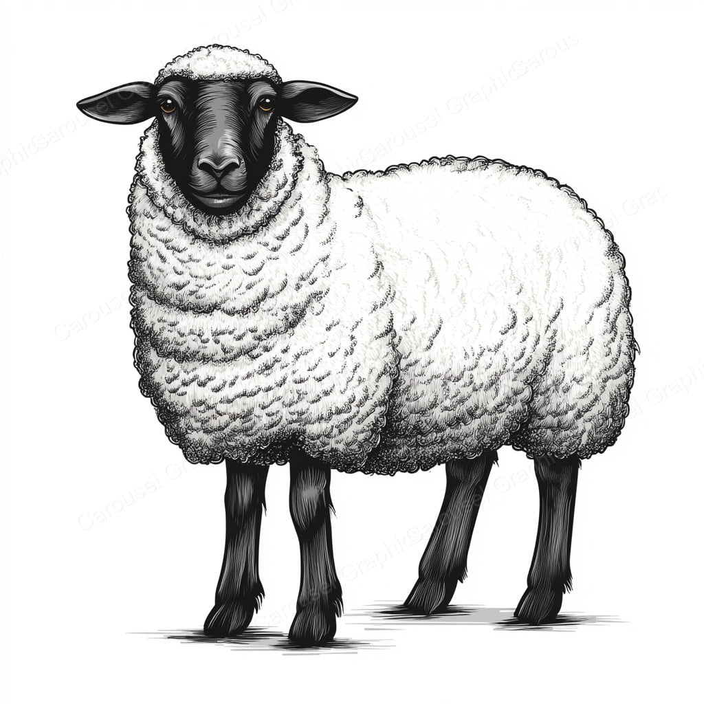 Sheep Vector Graphic preview