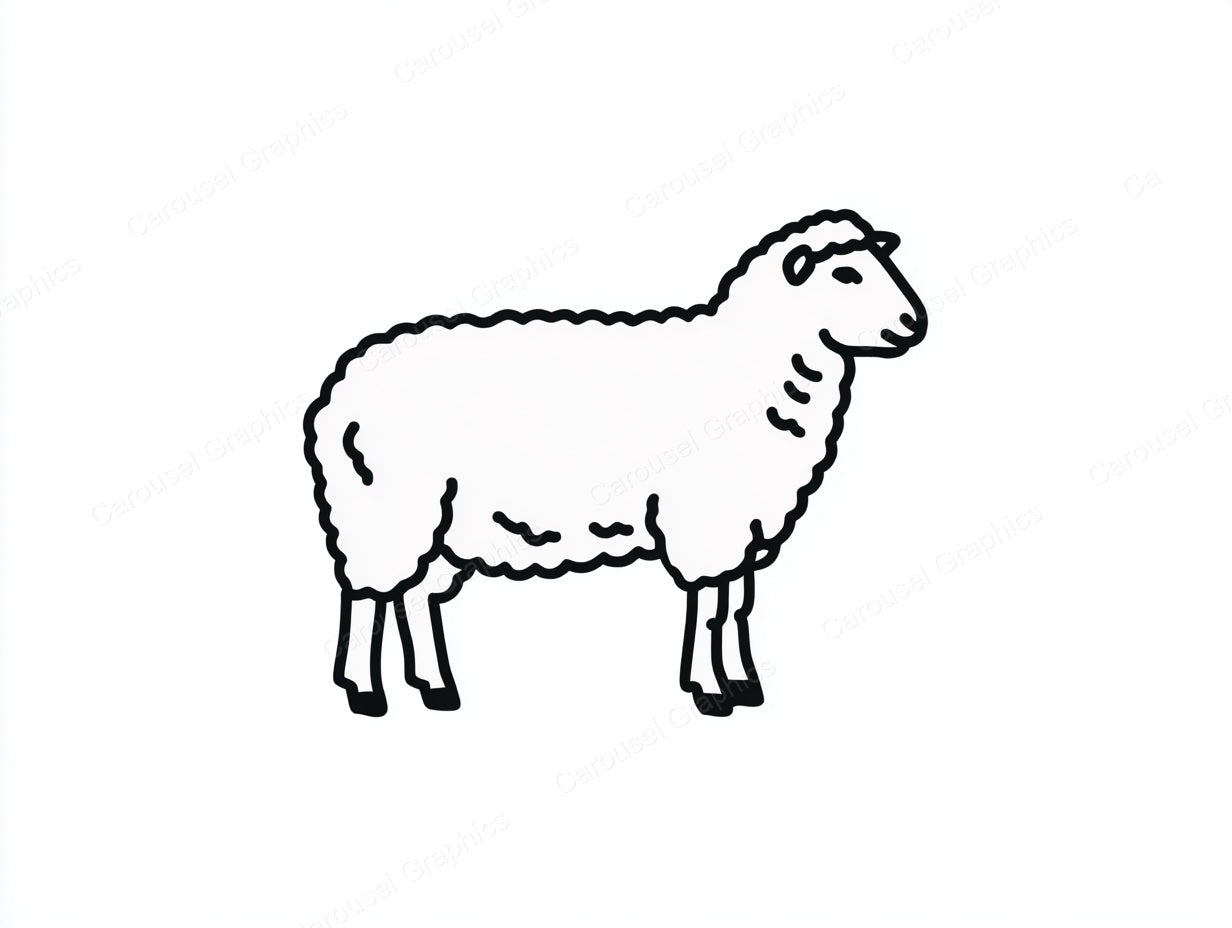 Sheep Vector Graphic preview