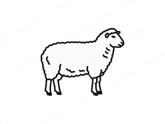 Sheep Vector Graphic preview