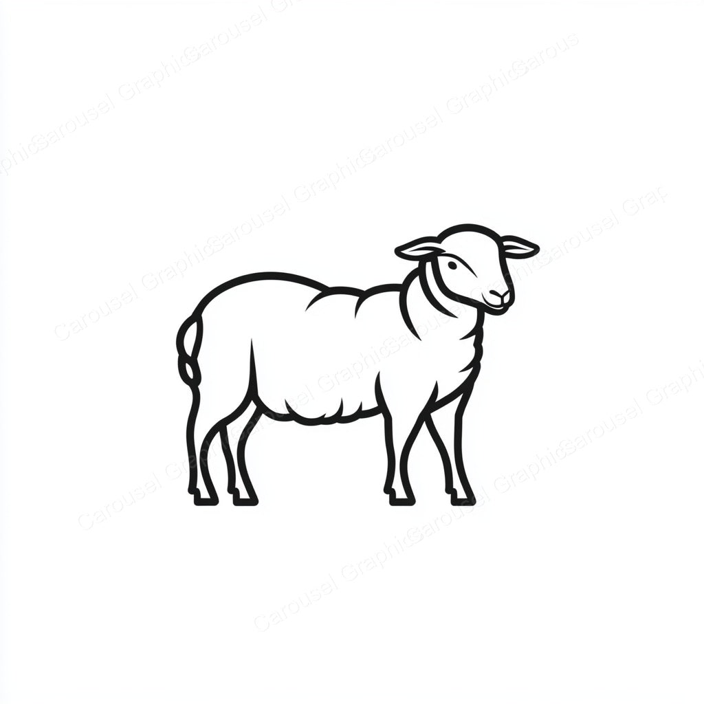 Sheep Vector Graphic preview