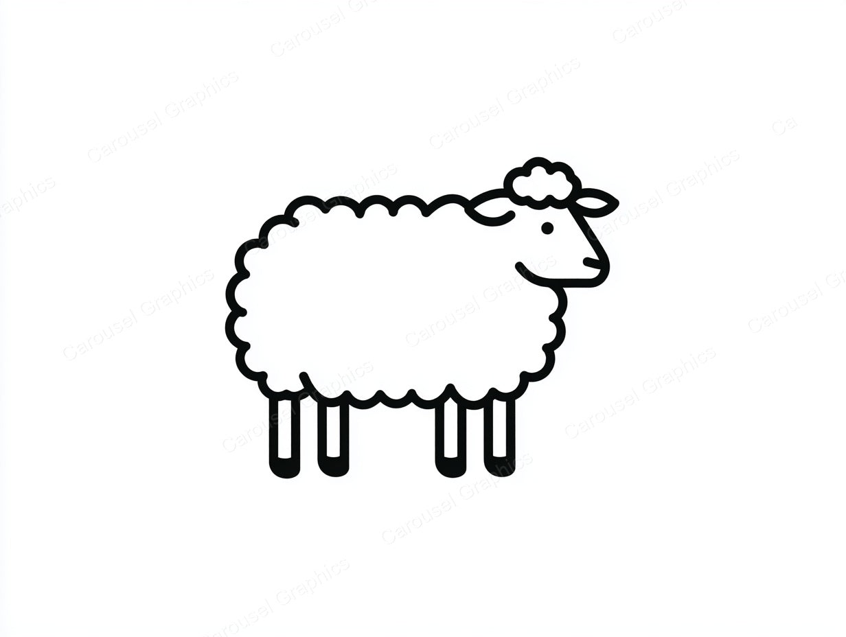 Sheep Vector Graphic preview