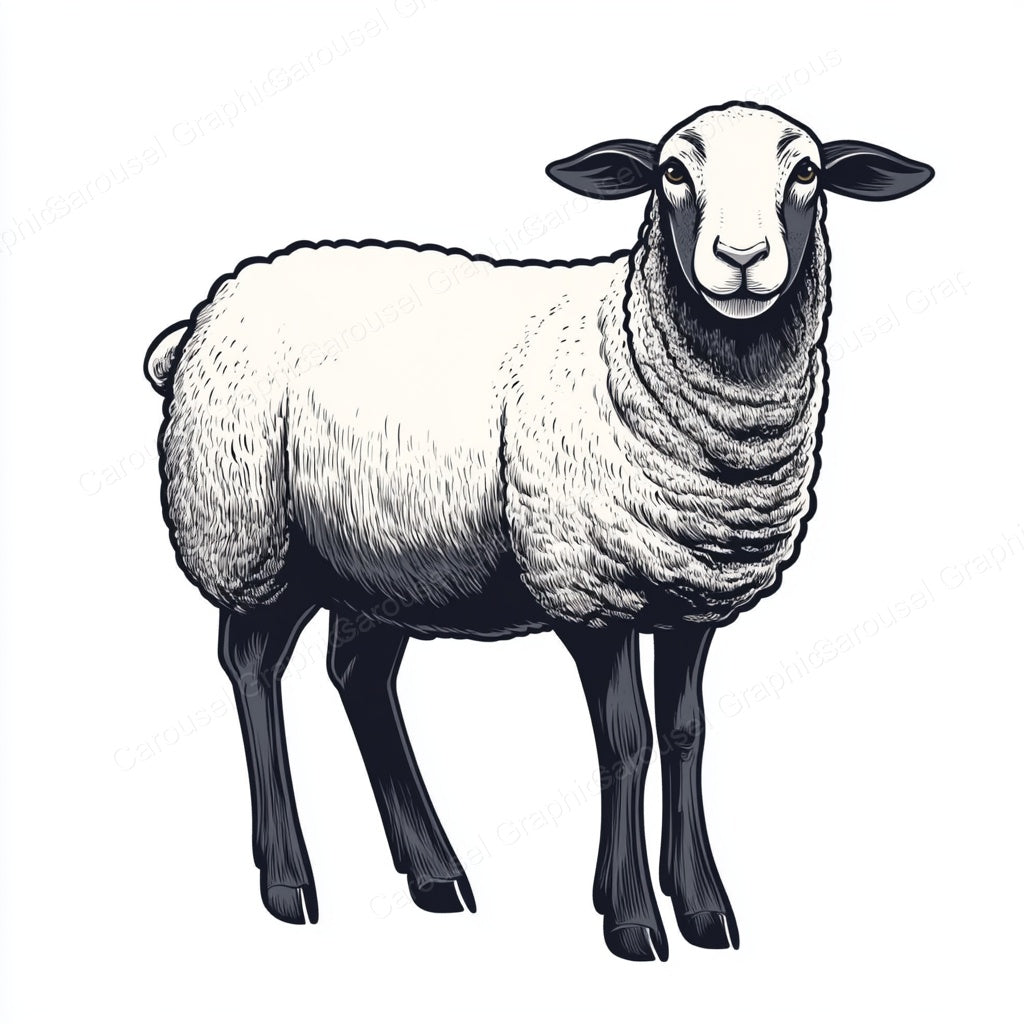 Sheep Vector Graphic preview