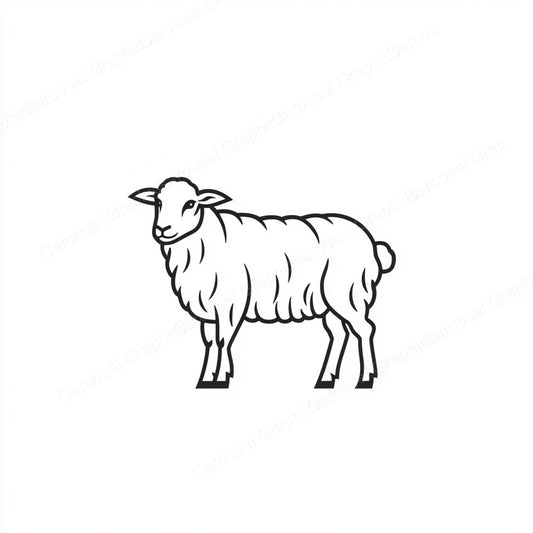 Sheep Vector Graphic preview