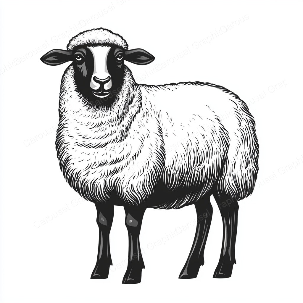 Sheep Vector Graphic preview