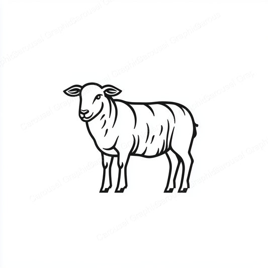 Sheep Vector Graphic preview