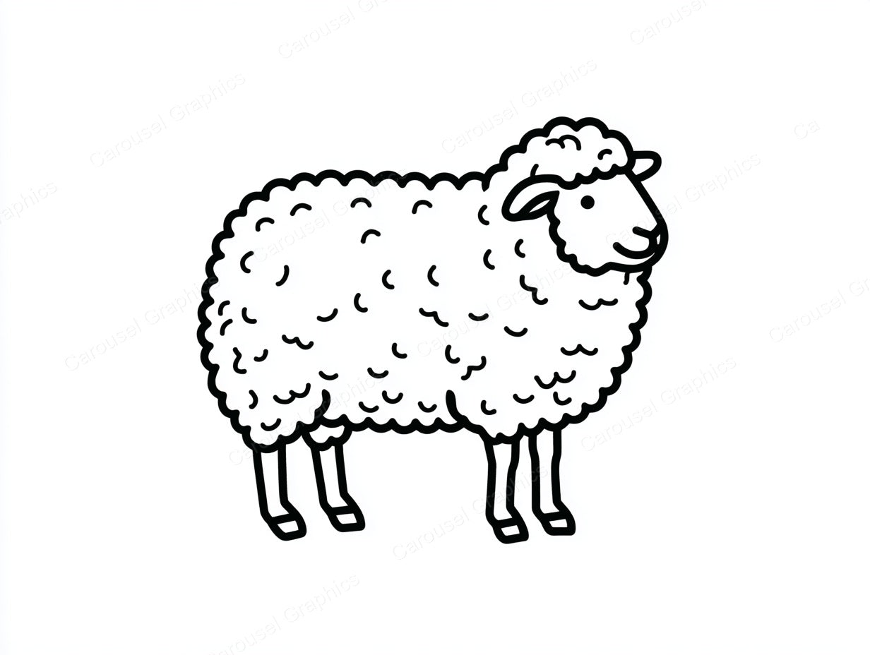 Sheep Vector Graphic preview