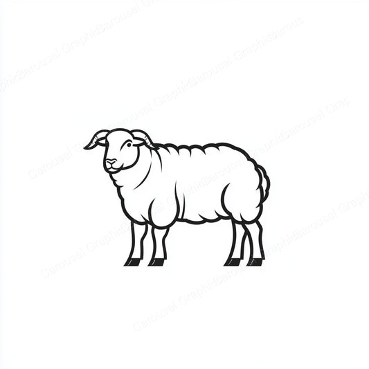 Sheep Vector Graphic preview