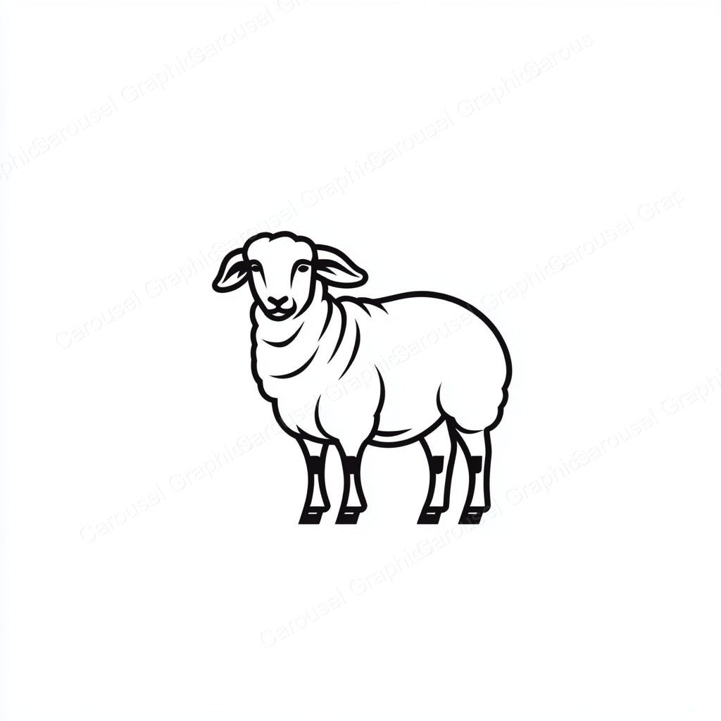 Sheep Vector Graphic preview