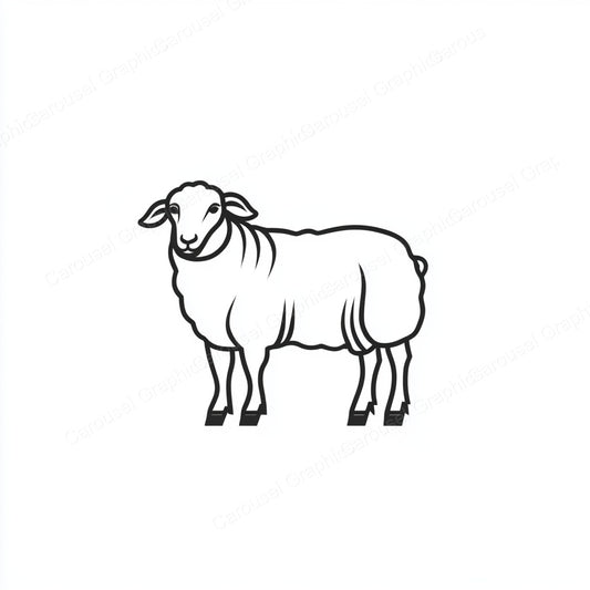Sheep Vector Graphic preview