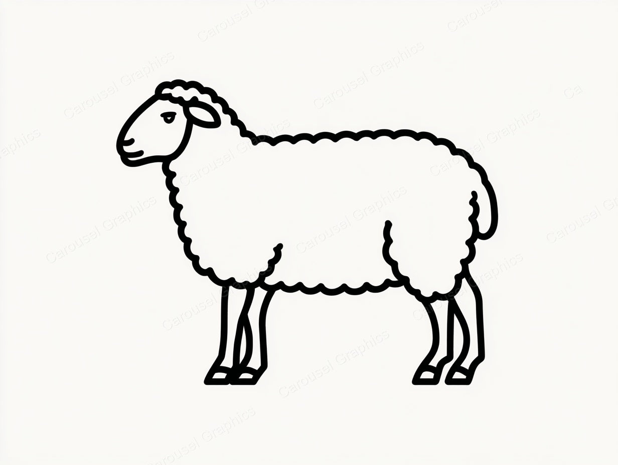 Sheep Vector Graphic preview