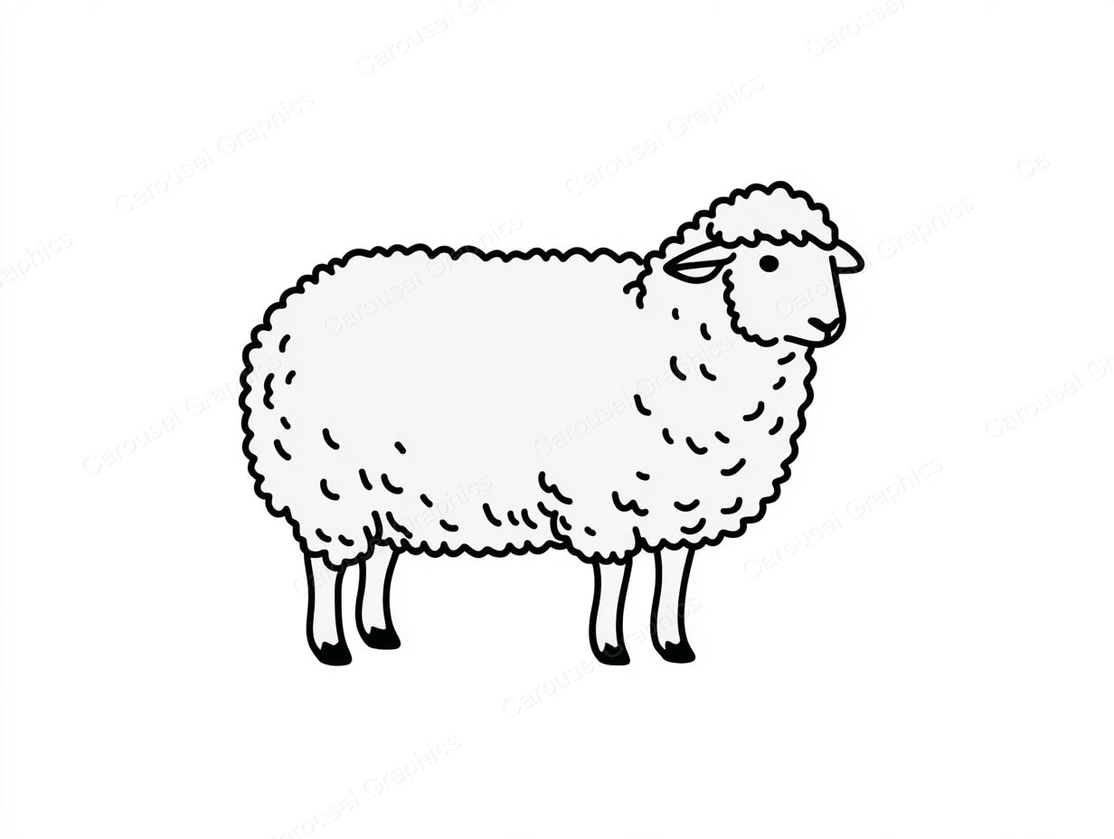 Sheep Vector Graphic preview