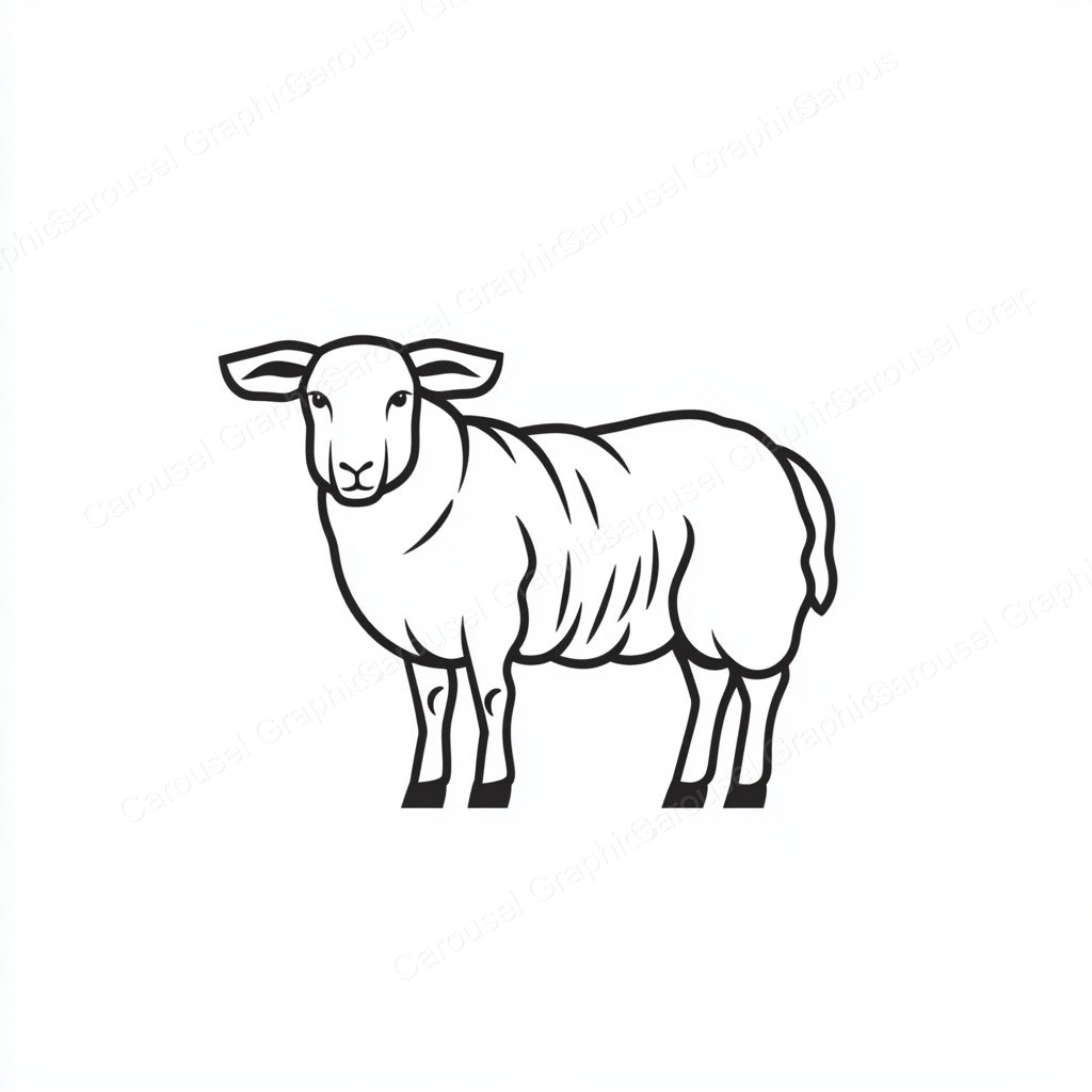 Sheep Vector Graphic preview