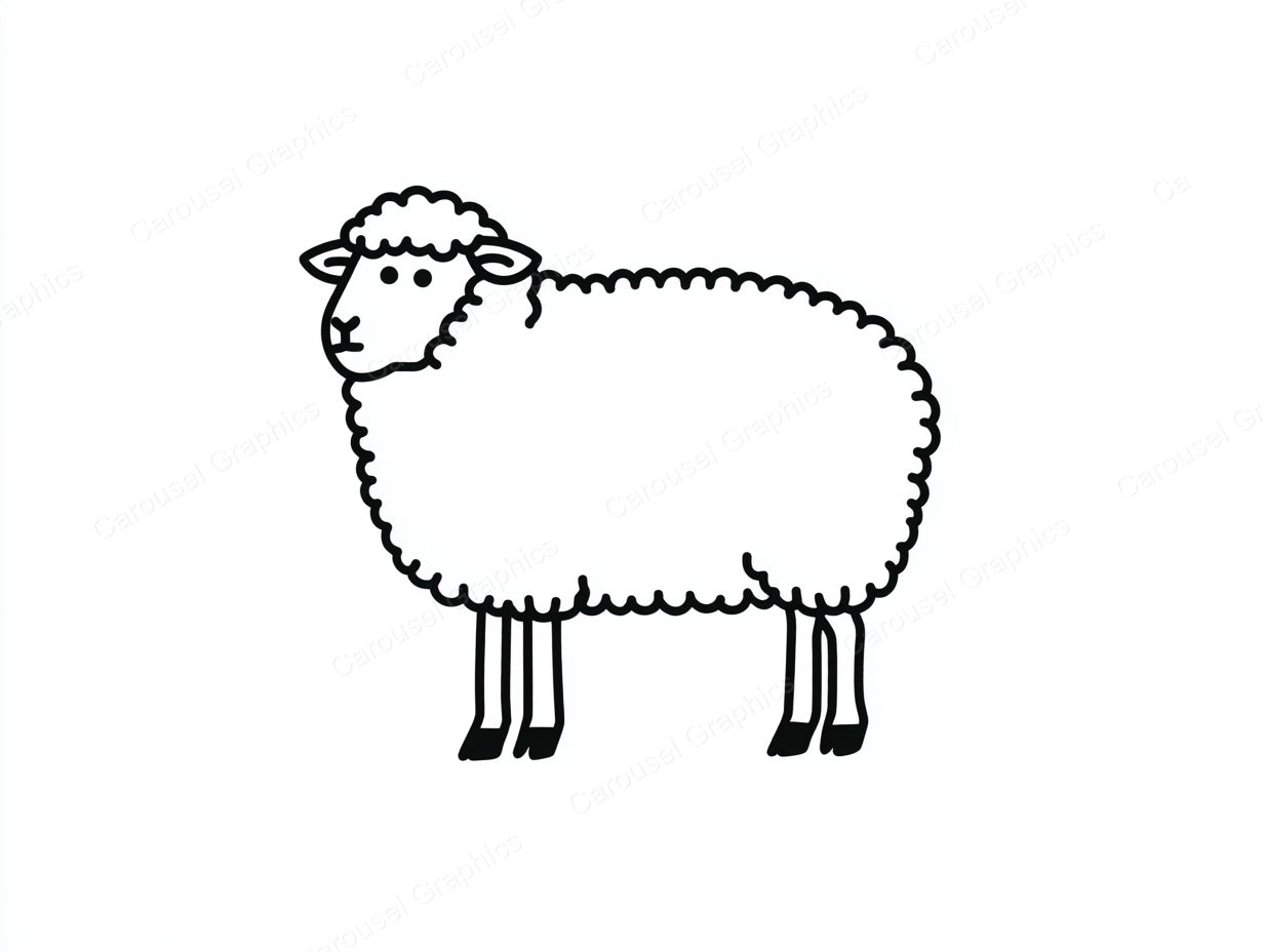 Sheep Vector Graphic preview