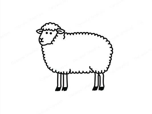 Sheep Vector Graphic preview