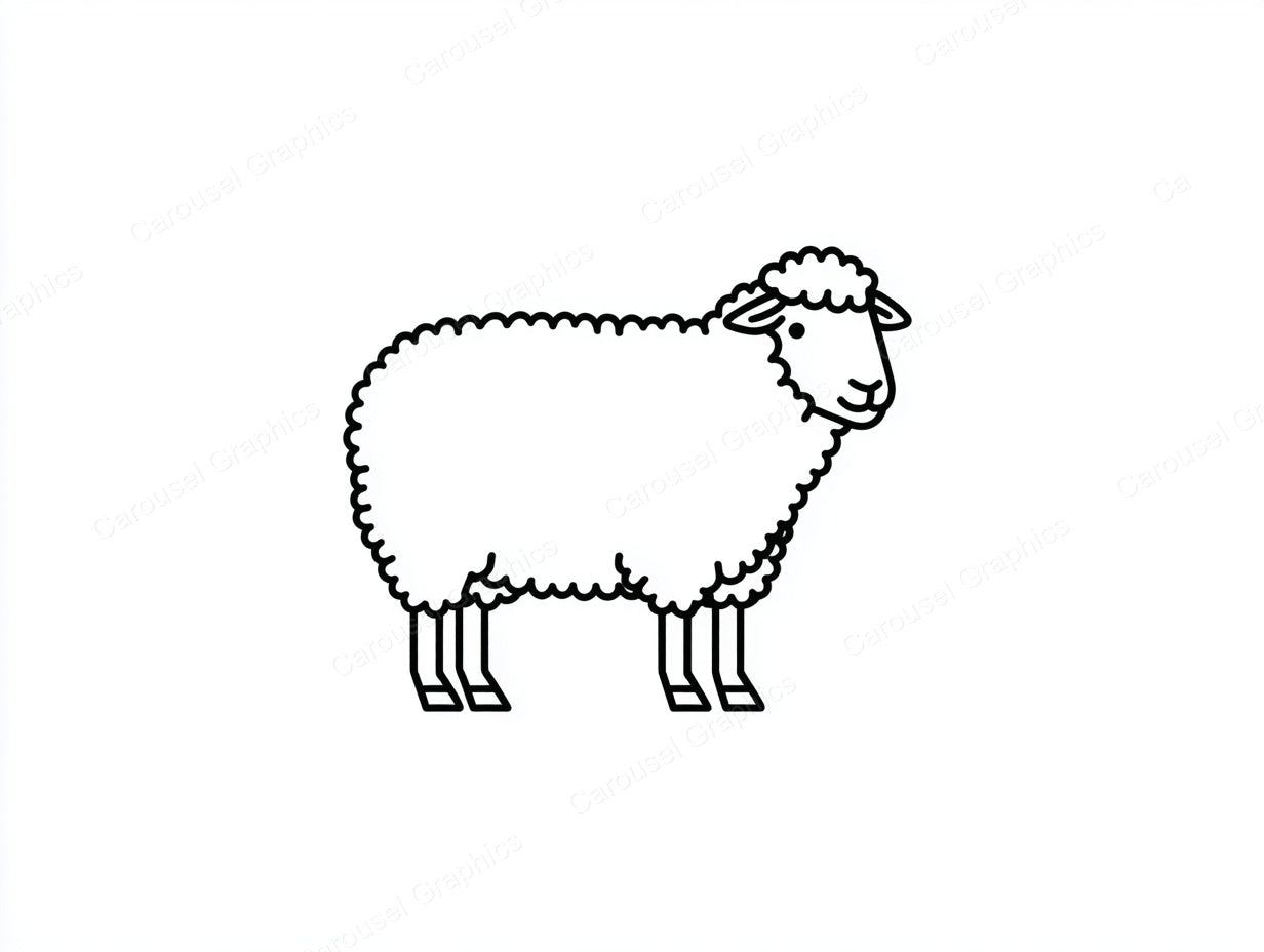 Sheep Vector Graphic preview