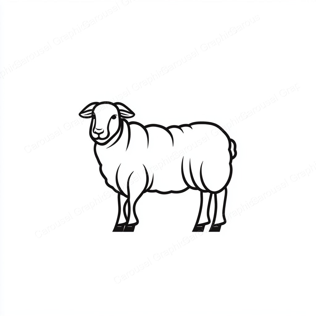Sheep Vector Graphic preview