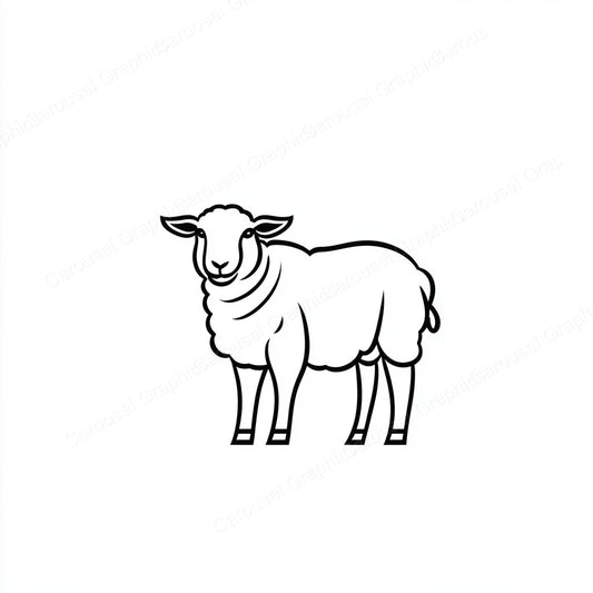 Sheep Vector Graphic preview