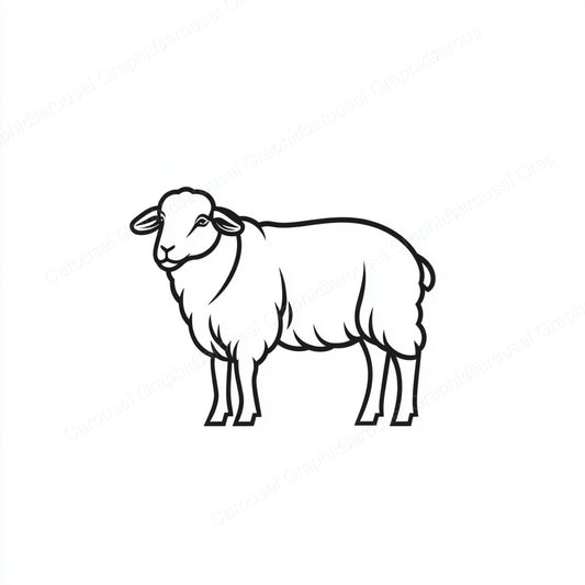 Sheep Vector Graphic preview