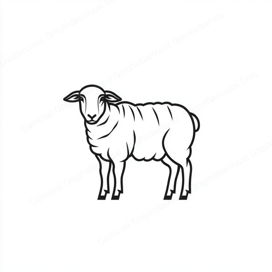 Sheep Vector Graphic preview