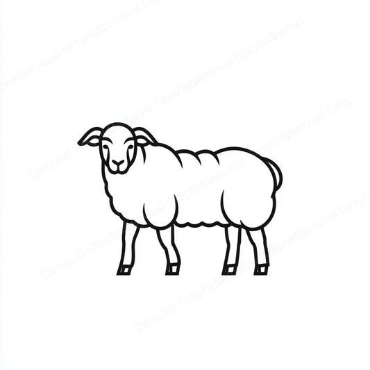Sheep Vector Graphic preview