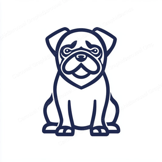 Pug Vector Graphic preview