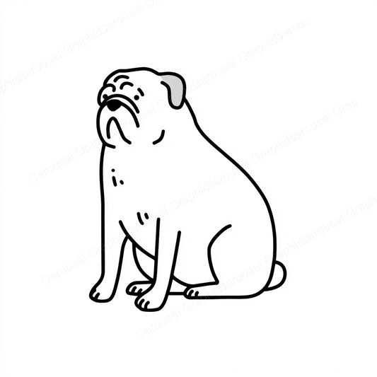 Pug Vector Graphic preview