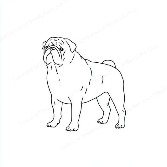 Pug Vector Graphic preview
