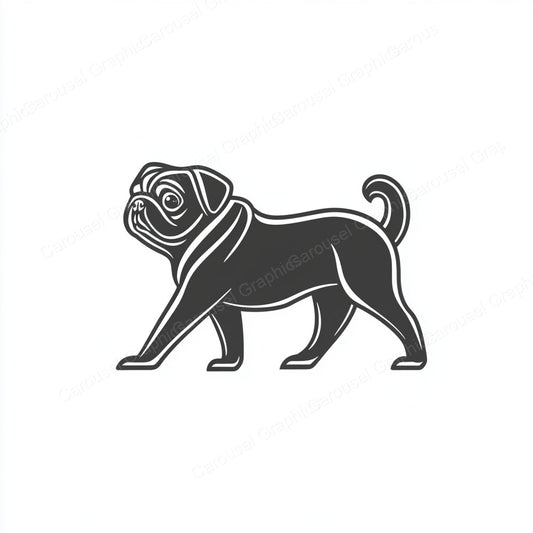 Pug Vector Graphic preview