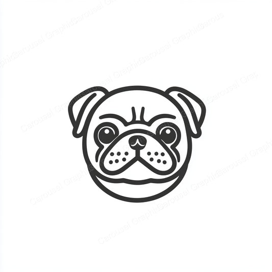 Pug Vector Graphic preview