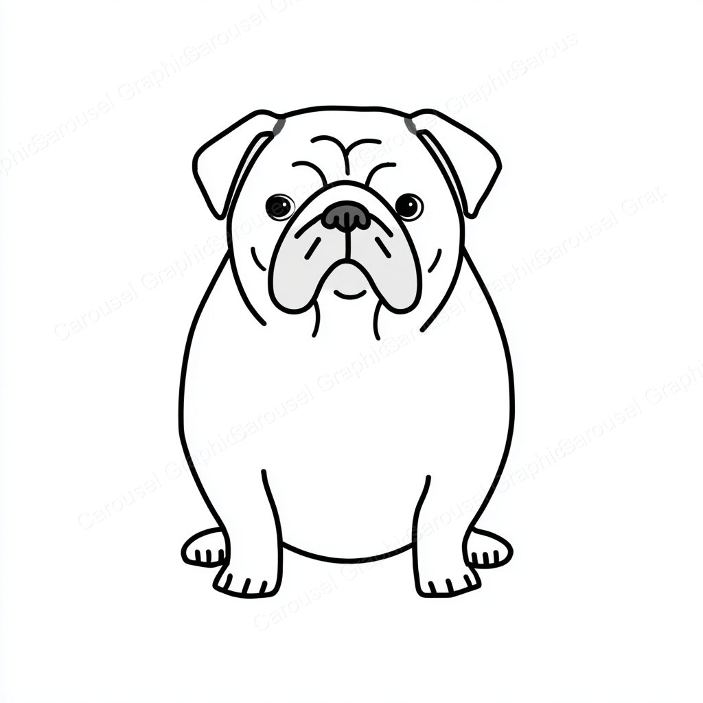 Pug Vector Graphic preview
