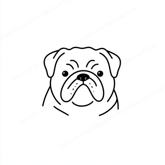 Pug Vector Graphic preview